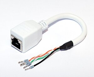 RJ45-Kabelpeitsche mit Schirm Cat 5e